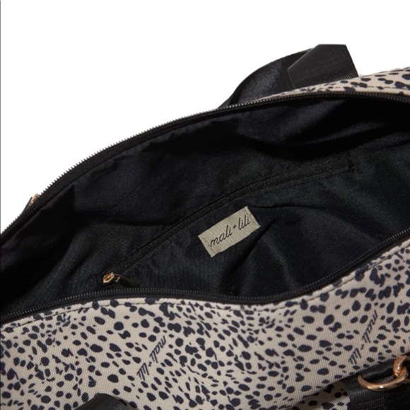 Mali & Lili Weekender Bag in Cream NWT MSRP $128 - Picture 10 of 12